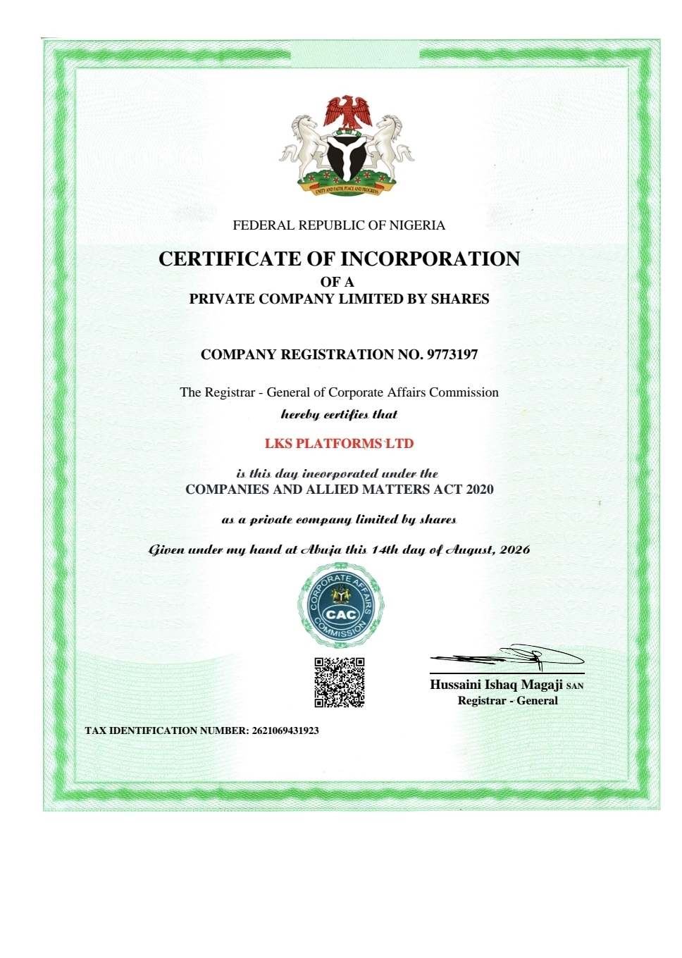 CAC Certification