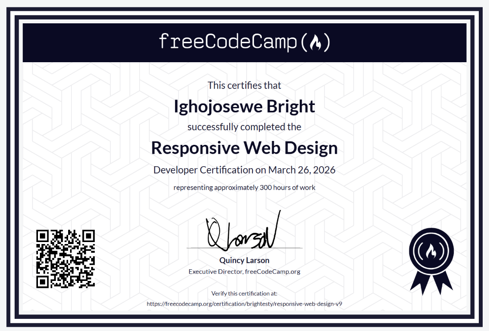 HTML/CSS Certification